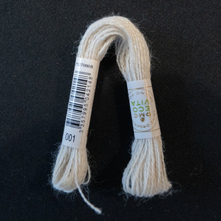 Broderigarn - Ull - DMC Eco Vita - 001 - Naturhvit