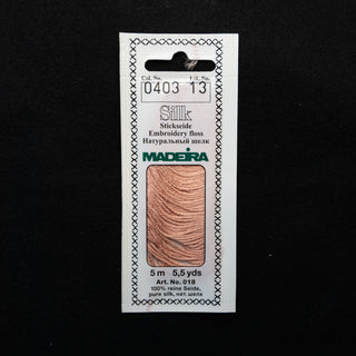 Broderigarn - Silke - Madeira - Lys Gammelrosa 0403