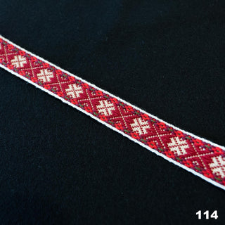 Vevd bånd (Forklebånd) - Haugtussa - 24 mm - Pris pr meter