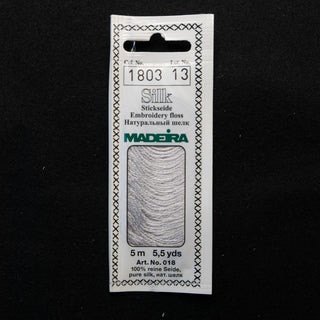 Broderigarn - Silke - Madeira - Lys Grå 1803