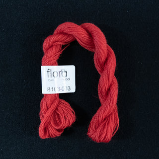 Broderigarn - Ull - Flora 8103 - Rød