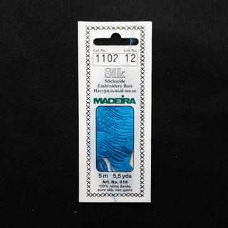 Broderigarn - Silke - Madeira - Skarp Blå 1102