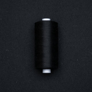 Sytråd - 100% bomull - Ekstra stor spole - 1000 m - Svart