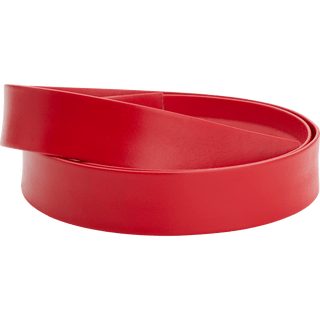 Skinnlist - Skinnbelte - Bunad - Rød - 4 cm