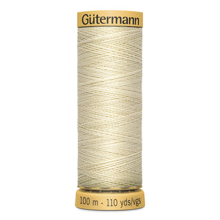 Gütermann - Sytråd - 100% bomull - 100 m - Off-white