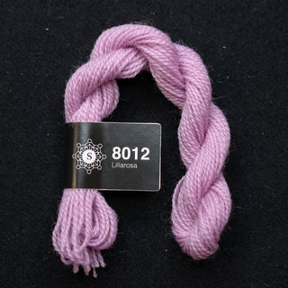 Broderigarn - Ull - Perle 70 - Hillesvåg Ullvarefabrikk - Lys Lillarosa 8012