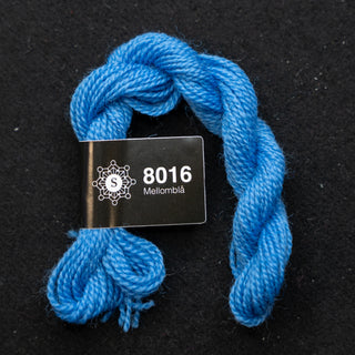 Broderigarn - Ull - Perle 70 - Hillesvåg Ullvarefabrikk - Mellomblå 8016