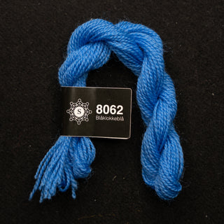 Broderigarn - Ull - Perle 70 - Hillesvåg Ullvarefabrikk - Blåklokkeblå 8062
