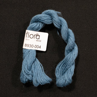 Broderigarn - Ull - Flora 8930 - Gråblå