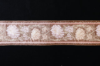 REST 108 cm - Bånd Delara - Dus Rosa/Brun - 80 mm