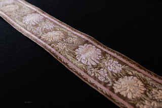 REST 108 cm - Bånd Delara - Dus Rosa/Brun - 80 mm