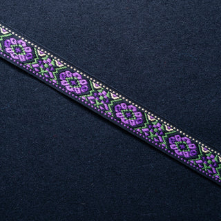 Materialpakke - Hardanger Bred Rose - Lilla ulldamask - Liv - VOKSEN