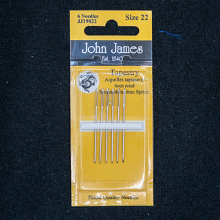 Broderinåler - John James Size 22 - Tapestry - Uten spiss - 6 stk