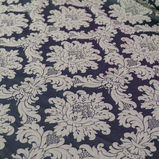 Damask - Bomull - Madrid - Denim - Pris pr 10 cm