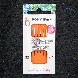 Broderinåler - Pony Size 22 - Uten spiss - Nikkelfri - 6 stk