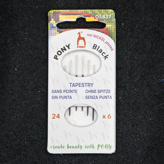 Broderinåler - Pony Size 24 - Uten spiss - Nikkelfri - 6 stk