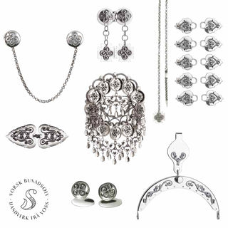 Sølvpakke 3 - Rogalandsbunad - Filigran