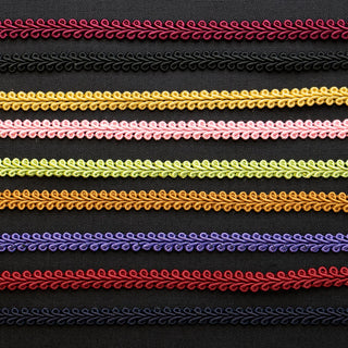 Bånd - Agraman - Lisa - Rosa/Lilla/Lime - 10 mm