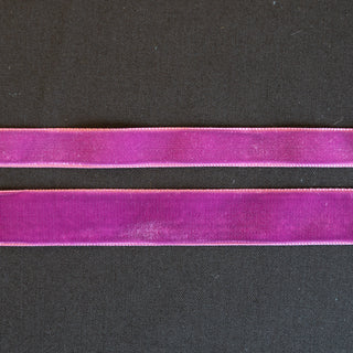 Bånd - Fløyel - Rosa lavendel 443 - 16 mm / 23 mm