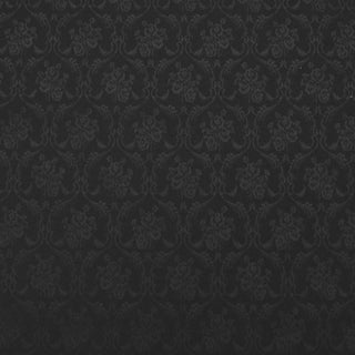 Damask - Bomull - Engelsk Rose Svart - Pris pr 10 cm