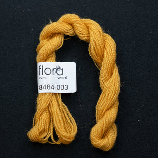 Broderigarn - Ull - Flora 8484 - Jordgul