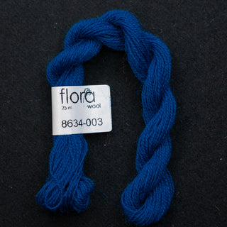 Broderigarn - Ull - Flora 8634 - Blå