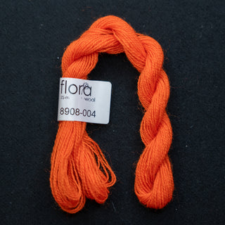 Broderigarn - Ull - Flora 8908 - Glød