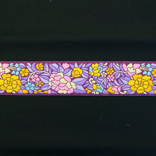 REST 5,3 m - Bånd Floral - Burgunder - 69 mm
