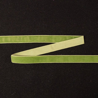 Bånd - Fløyel - Lime - 16 mm