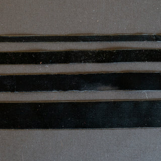 RESTER - Bånd - Fløyel - Svart - 9 mm / 16 mm / 23 mm / 36 mm
