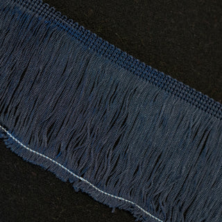Bånd - Frynser - Rogalandsbunad - Mørkeblå - 8 cm
