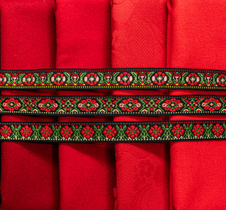 Materialpakke - Hardanger Smal Rose - Liv - VOKSEN