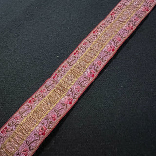 Bånd - Kaleido bred - Rosa - 27 mm