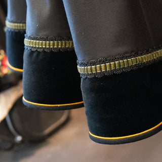 Bånd - Marianne - Agraman - Fløyelsbånd - Grønn - 32 mm