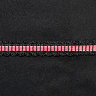 Bånd - Marianne - Agraman - Fløyelsbånd - Rosa - 32 mm
