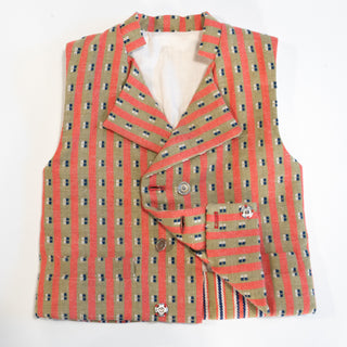 Materialpakke - Barnebunad - Østfold - Vest (2 TYPER) - 2 - 12 år