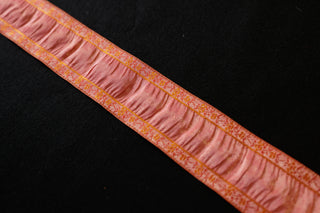 Bånd - Rynkebånd - Peach - 43 mm
