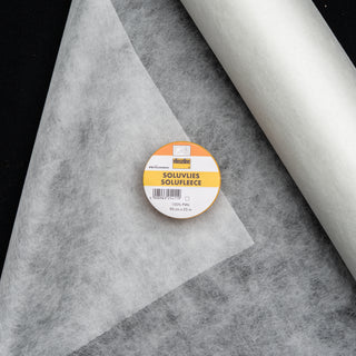 Vannløselig vliselin 💦 - Soluvlies - Tegn på broderimønster - Pris pr 10 cm