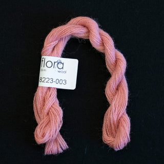 Broderigarn - Ull - Flora 8223 - Støvet rosa