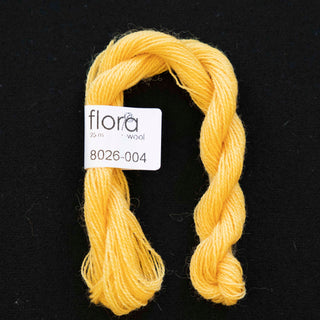 Broderigarn - Ull - Flora 8026 - Gul