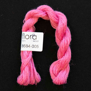 Broderigarn - Ull - Flora 8684 - Rosa