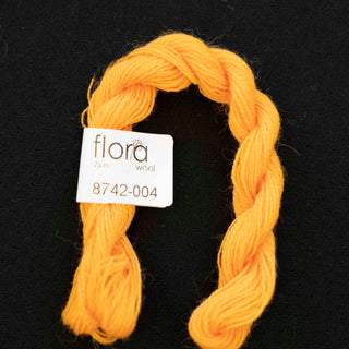 Broderigarn - Ull - Flora 8742 - Oransje