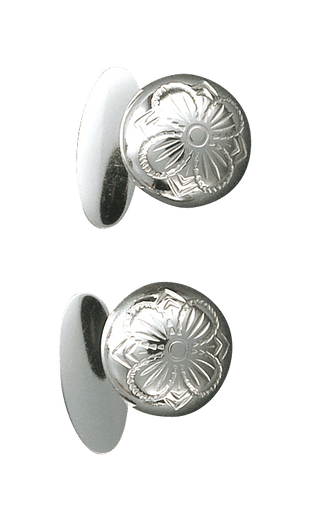 Bunadsølv - Sør-Trønder - Mansjettknapper - Hvitt