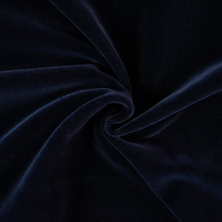 Fløyel - 100% bomull - Mørkeblå 520 - Pris pr 10 cm