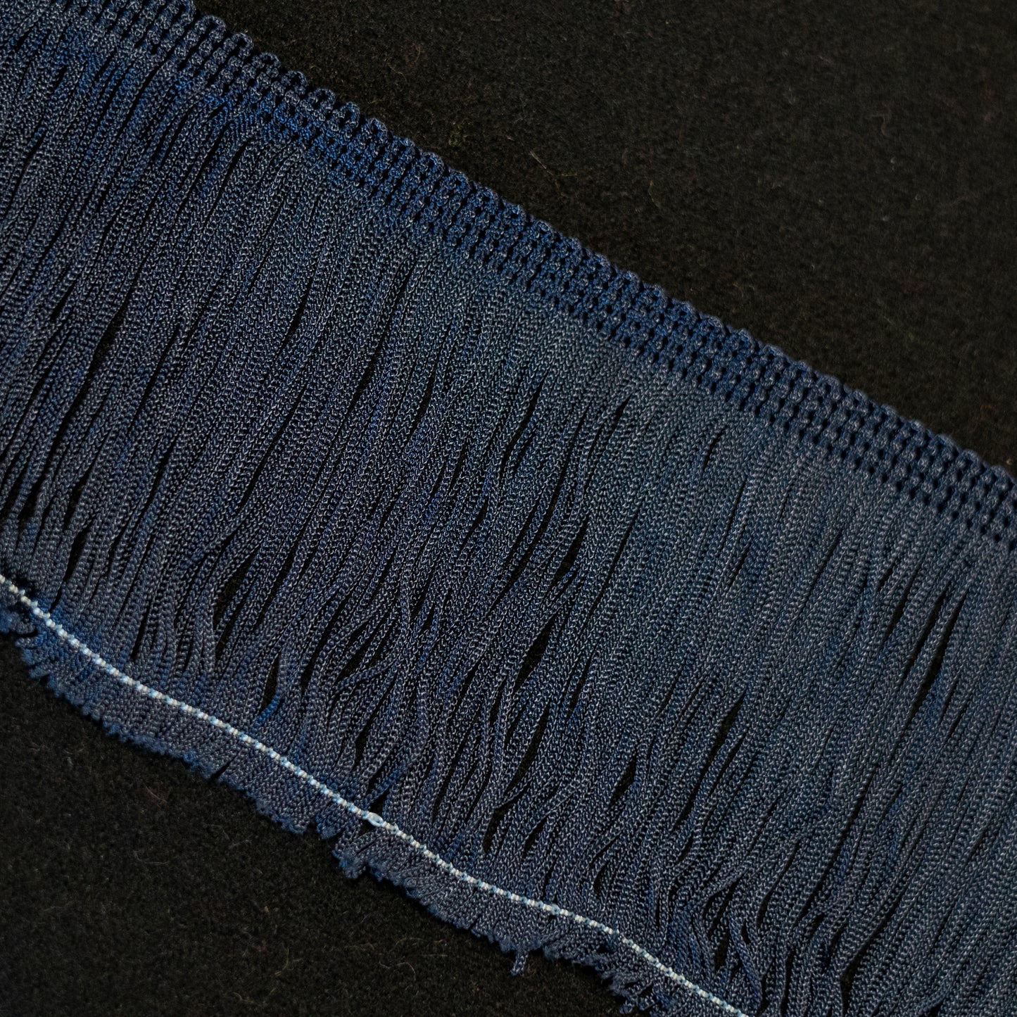 Frynser - Rogalandsbunad - Mørkeblå - 8 cm