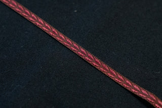 Bånd Leaf - Mørk rød - 10 mm