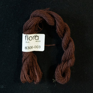 Broderigarn - Ull - Flora 8306 - Brun