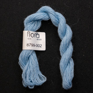 Broderigarn - Ull - Flora 8799 - Lys Blå