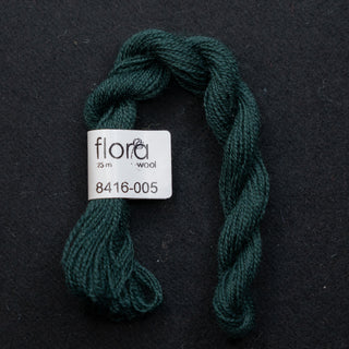 Broderigarn - Ull - Flora 8416 - Mørk Jade