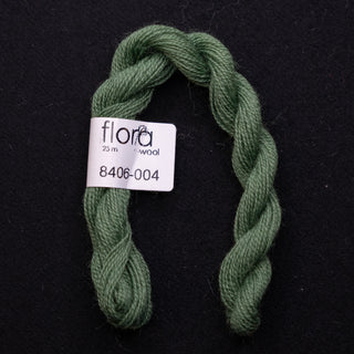 Broderigarn - Ull - Flora 8406 - Støvgrønn